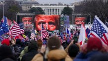 Former President Donald Trump rally.