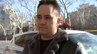 Brian Chin talks to NBC 4 New York after his tenant Christina Yuna Lee was followed and murdered by a homeless man in Chinatown.