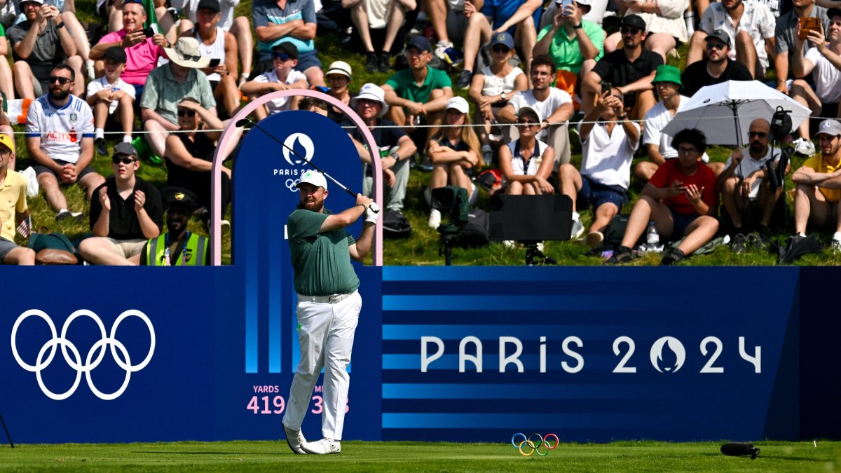 Olympic golf men’s Round 1 was interrupted by lightning, twice. See the leaderboard