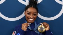 Gold medalist Simone Biles