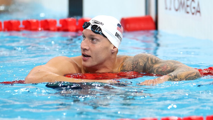 USA’s Caeleb Dressel after the Men’s 100m Butterfly Heat at the Paris La Defense Arena on the seventh day of the 2024 Paris Olympic Games in France. Picture date: Friday August 2, 2024.