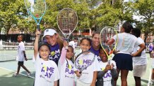 NEW YORK, NEW YORK - AUGUST 21: <> on August 21, 2024 in New York City. (Photo by Mike Stobe/Getty Images for WTA)