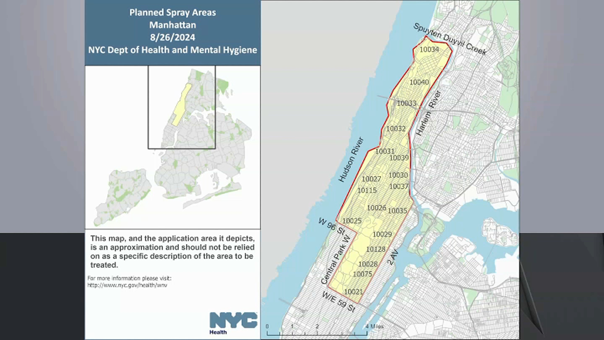 Mosquito spraying trucks in NYC