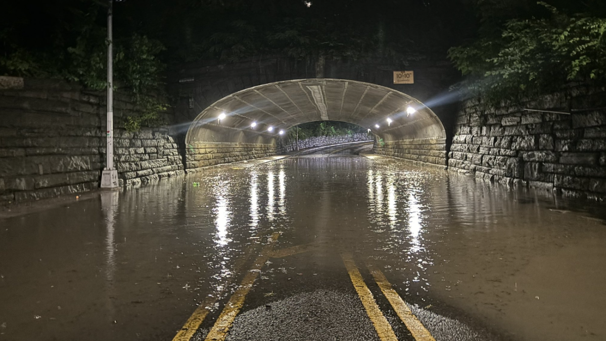 Thunderstorms on Sunday night drench the city – NBC New York