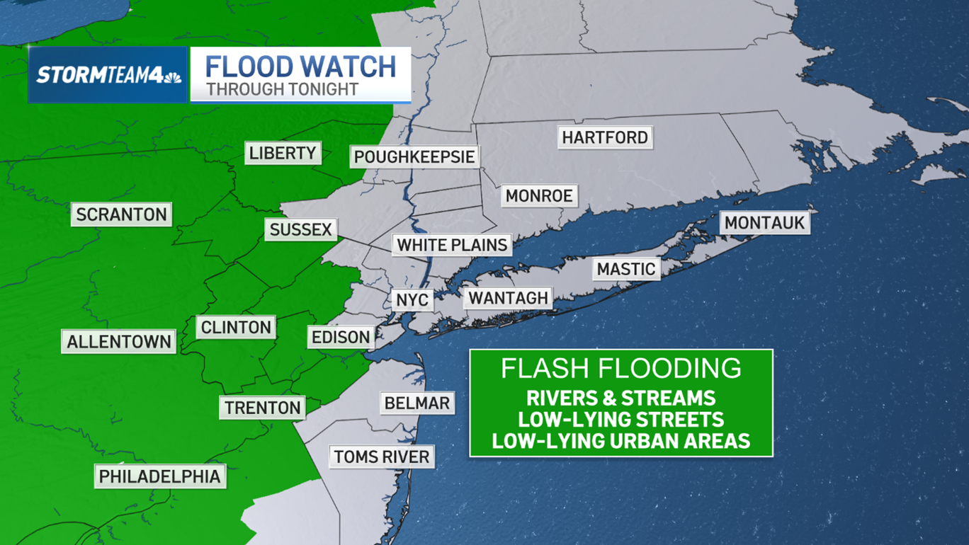 Tornado Watch Issued For NJ NYC Weather Radar Shows Rain NBC New York Tornado watch issued for nj nyc weather radar shows rain nbc new york
