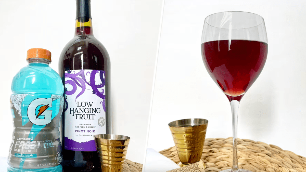 Gatorwine The Gatorade and wine combo is going viral on TikTok NBC