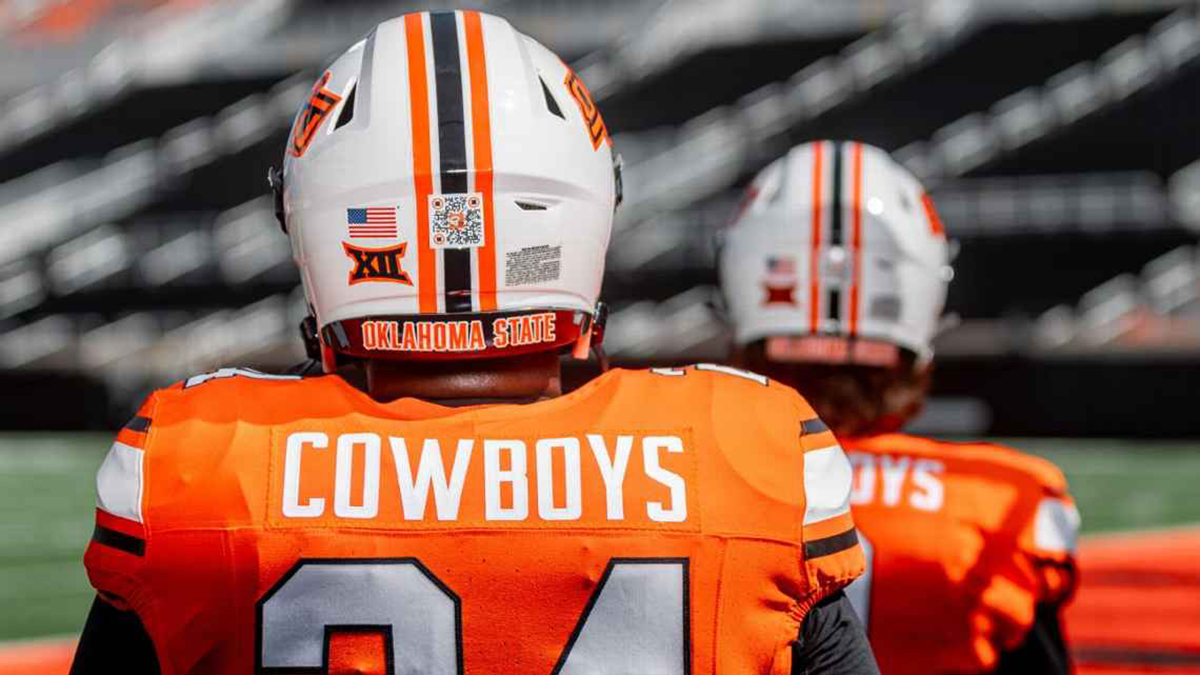 Oklahoma State to wear QR codes on helmets for NIL NBC New York