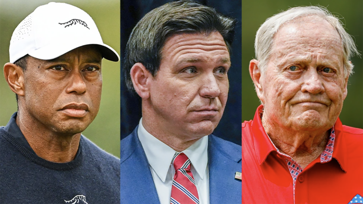 Ron DeSantis is in hot water for a plan involving Tiger Woods and Jack Nicklaus to put golf courses in a state park