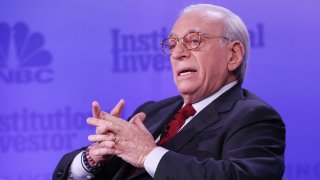 Nelson Peltz speaking at the 2019 Delivering Alpha conference in New York on Sept. 19, 2019.