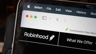 In this photo illustration, the Robinhood Markets Inc. website is shown on a computer on June 06, 2024 in Chicago, Illinois. 