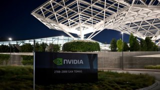 A view of NVIDIA headquarters in Santa Clara of Silicon Valley, California, United States on August 28, 2024. 