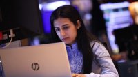 Traders work on the floor of the New York Stock Exchange during afternoon trading on September 05, 2024 in New York City.