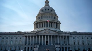 An exterior view of the U.S. Capitol in Washington, DC on September 9, 2024. Members of the Senate and U.S. House of Representatives return to the Nation’s capitol, following their August recess.