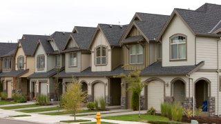 Row of townhouses