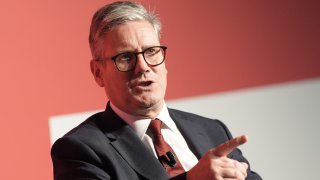 Prime Minister Sir Keir Starmer during an ‘In Conversation’ event with Debbie Weinstein, managing Director Goole UK&I during the Labour Party Conference at the ACC Liverpool. 