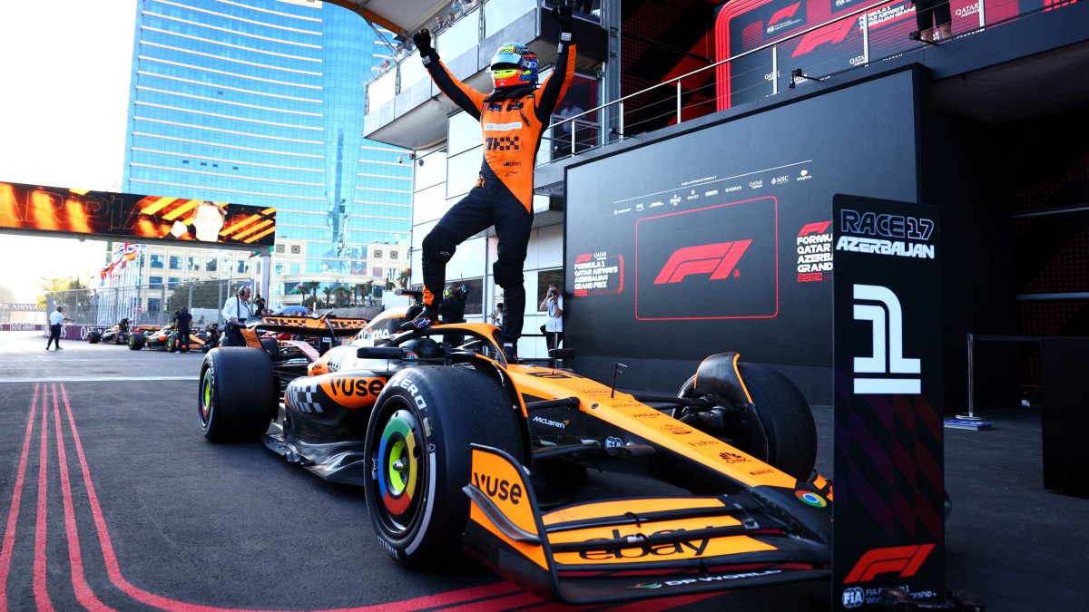 McLaren’s Oscar Piastri wins Azerbaijan GP over Charles Leclerc – NBC ...