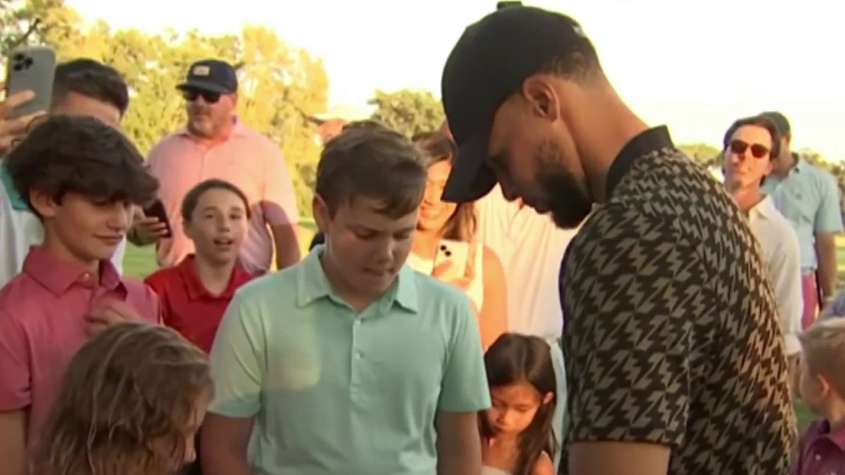 Steph Curry talks giving back through golf