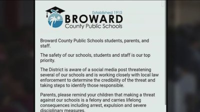 Parents concerned over social media threats against Broward schools