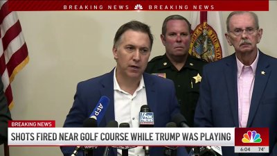 Shots fired near Florida golf course while Donald Trump was playing