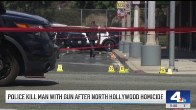 Police fatally shoot armed man in North Hollywood