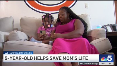 Young child helps save mother's life during medical emergency in Skokie