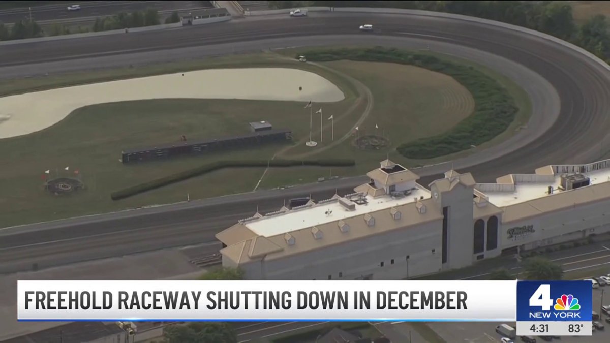 New Jersey’s Freehold Raceway shutting down in December – NBC New York