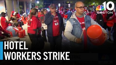 Boston hotel workers continue to strike