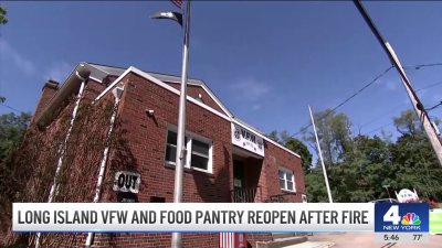 Long Island VFW and food pantry reopen after fire