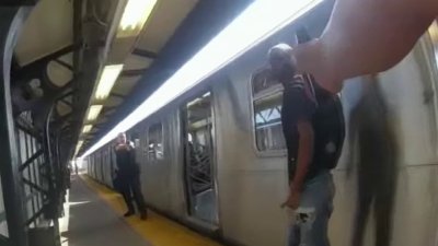 NYPD releases bodycam video from police shooting at Brooklyn subway station