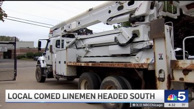 ComEd sends line workers to Georgia to aid in power restoration amid Tropical Storm Helene