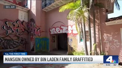 Bel Air mansion owned by Bin Laden family vandalized