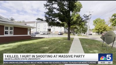 1 killed, 1 hurt in shooting at massive party near Illinois State's campus