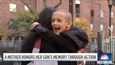 A mother honors her son's memory through action