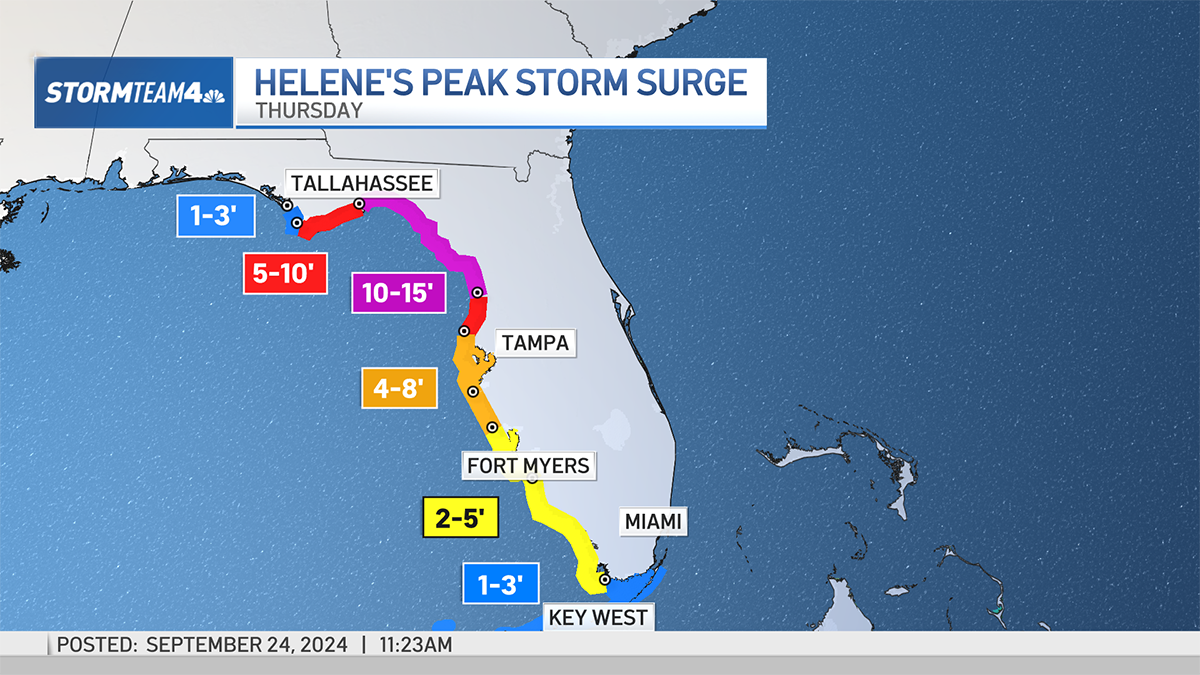 Helene storm path Will weather in New York be affected? NBC New York