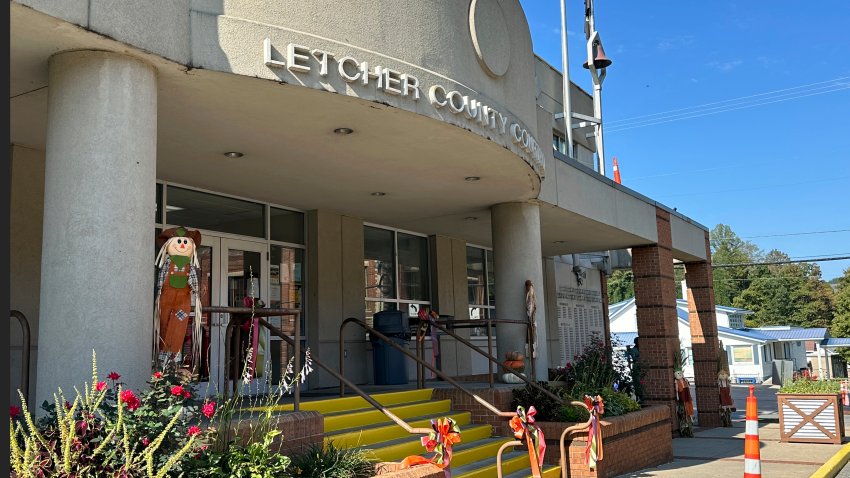 The outside of the Letcher County courthouse