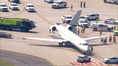 Two planes collide on runway at Atlanta airpot