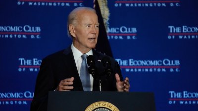 ‘Immense opportunities ahead of us': Biden celebrates lower interest rates