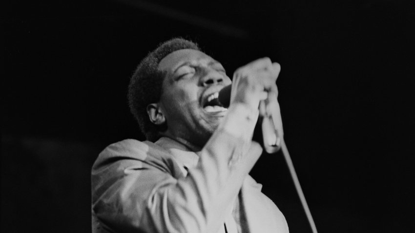 MONTEREY, CA - JUNE 17: Soul singer Otis Redding performs onstage at the Monterey International Pop Festival on June 17, 1967 in Monterey, California. (Photo by Bob Buchanan/Michael Ochs Archives/Getty Images)