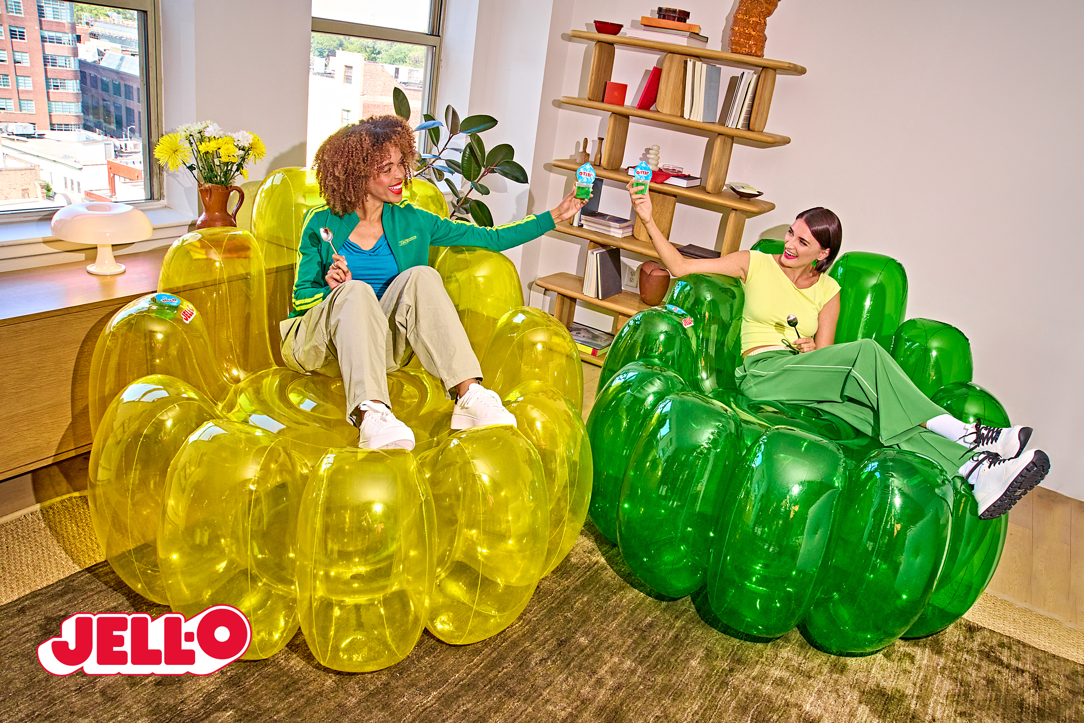 JELL-O unveils inflatable furniture in ‘Jelly Collection’ – NBC New York