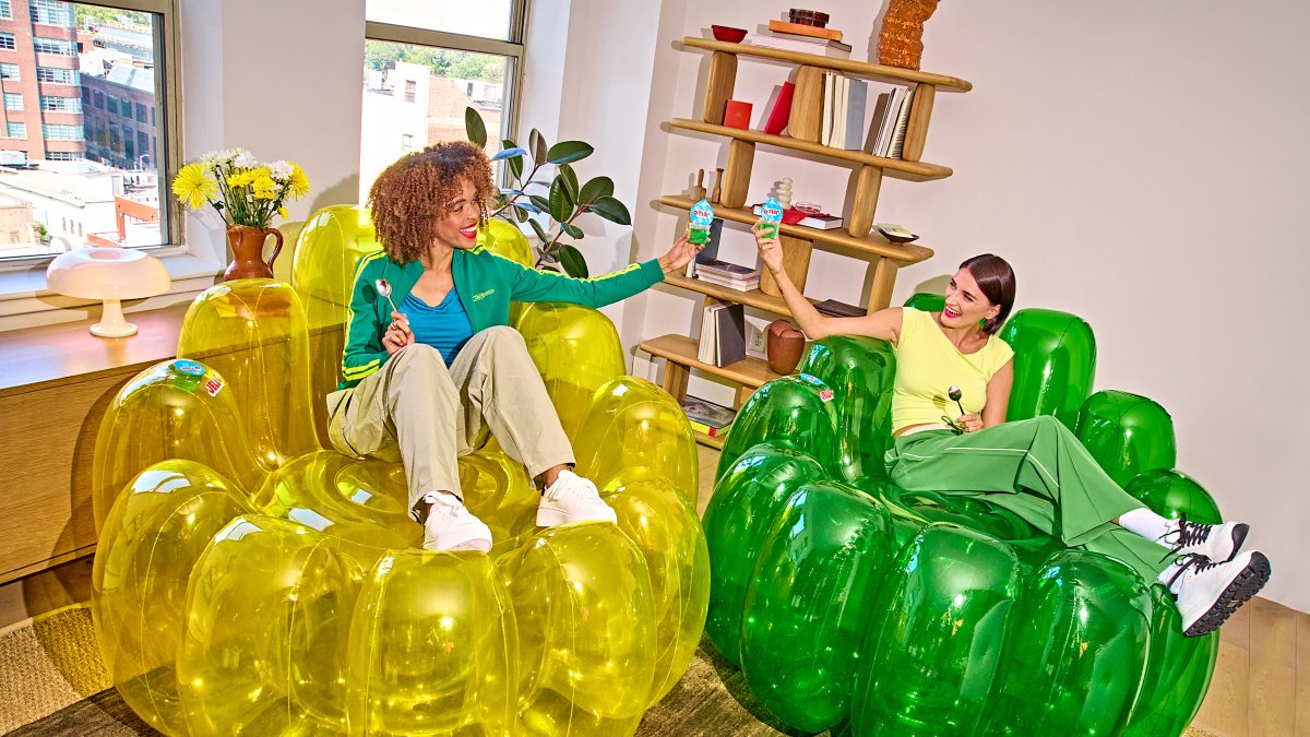 Inflatable Collection JELL-O unveils inflatable furniture in ‘Jelly Collection’ – NBC New York