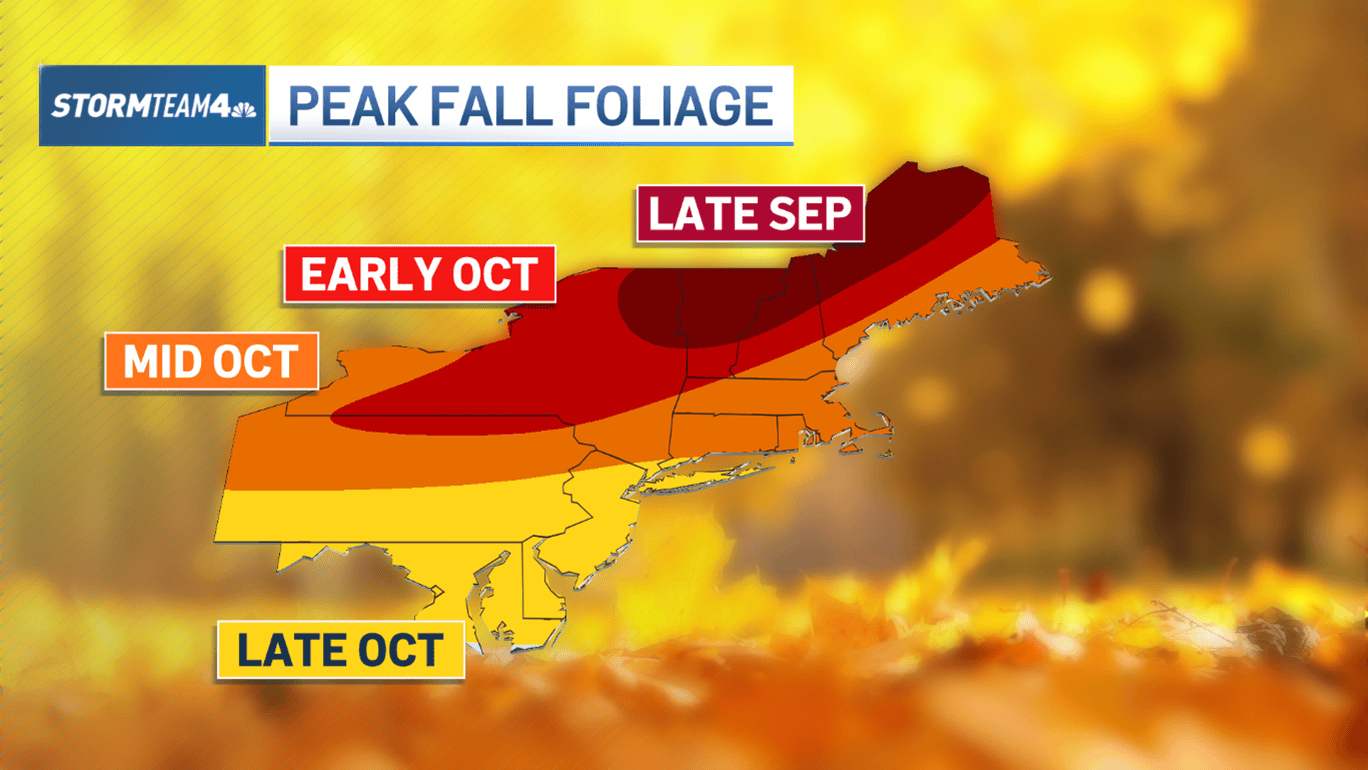 New York fall foliage forecast: Will dry weather impact colors? – NBC New York