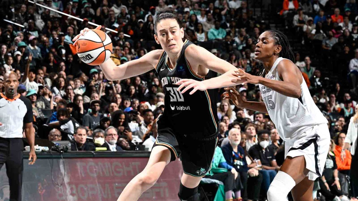 Breanna Stewart leads New York Liberty to Game 1 win over Las Vegas ...