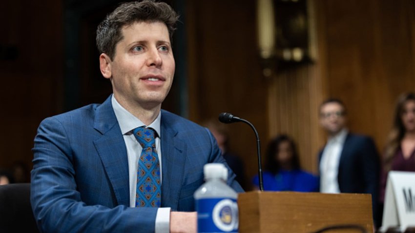 Open AI’s CEO Sam Altman testifies at an oversight hearing by the Senate Judiciaryâs Subcommittee on Privacy, Technology, and the Law to examine A.I., focusing on rules for artificial intelligence in Washington, DC on May 16th, 2023. 