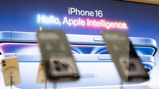 A view of Apple’s new iPhone 16 at an Apple Store on the Regent Street in London, United Kingdom on September 20, 2024.