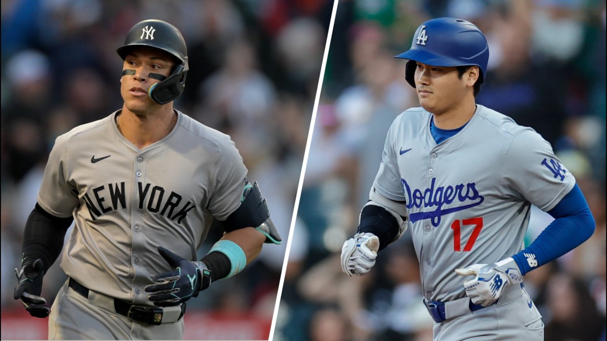 aaron judge and shohei ohtani world series stats