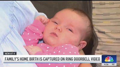 Calabasas couple welcomes baby girl at their door step