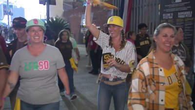 Friar Faithful feeling good after Padres sweep Braves to win Wild Card Series