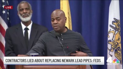 Newark mayor reacts to arrest of contractors hired to replace lead pipes