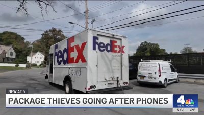 Package thieves going after phones in Westchester County