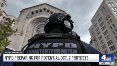 NYPD prepares for potential protests on anniversary of Oct. 7 attacks in Israel